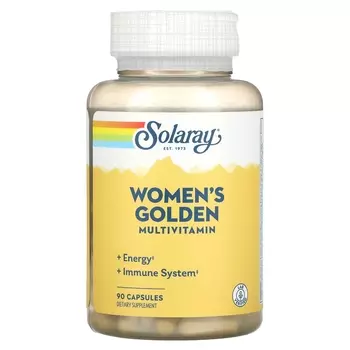 Solaray Women's Golden Multivitamin, 90 капсул