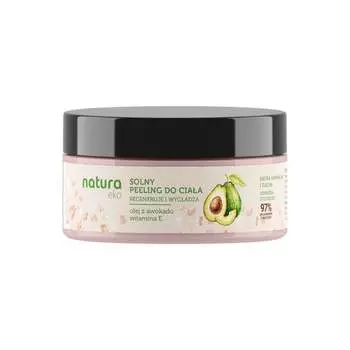 Солевой пилинг для тела, 200 мл Natura Eco