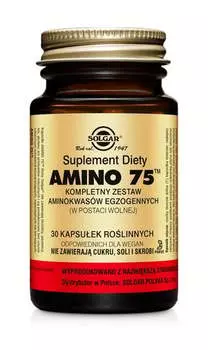 Solgar, Amino 75, Добавка , 30 капсул