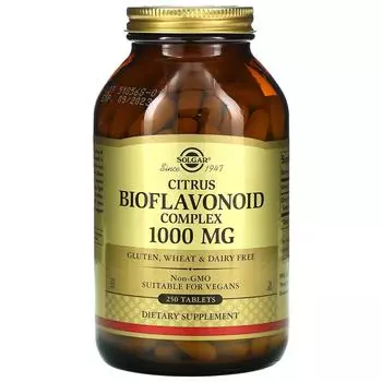 Solgar Комплекс биофлавоноидов цитрусовых 1000 мг 250 таблеток