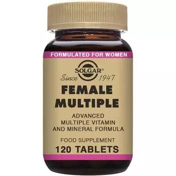 Solgar Комплексная мультивитаминная, минеральная и травяная формула для женщин, 120 таблеток