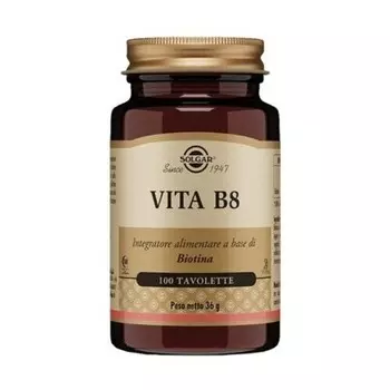 Solgar Vita B8 Добавка для кожи и волос 100 таблеток