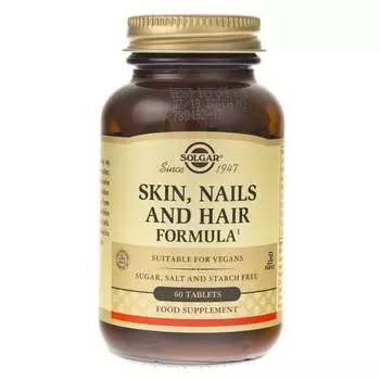 Solgar, Волосы, кожа, ногти, 60 таблеток