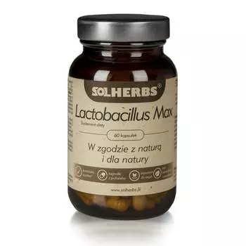 Solherbs, Lactobacillus Max 60 капсул