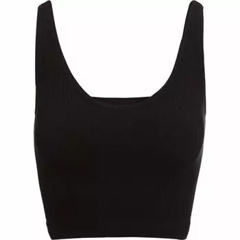 Solid Rib Brami - женские Free People, черный