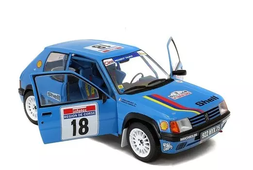 Solido Peugeot 205 #18 Rallye Tour De Corse 1:18 1801706