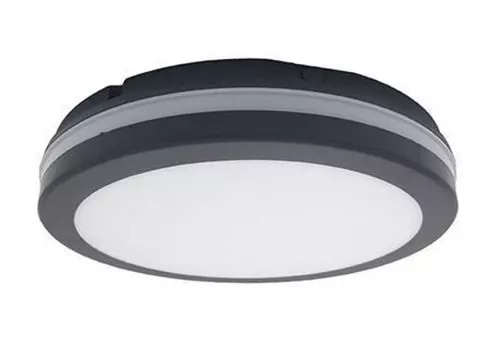 Solight Черный светодиодный потолочный/настенный светильник 18-26 Вт IP65 CCT WO820