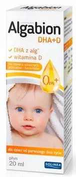 Solinea, Альгабион Дха+д, капли для детей, 20 мл
