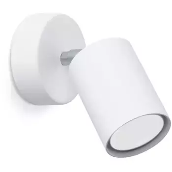 SOLLUX настенный светильник «LEMMI», 1 лампочка, GU10 | без лампочки, подвижный абажур Sollux Lighting, белый