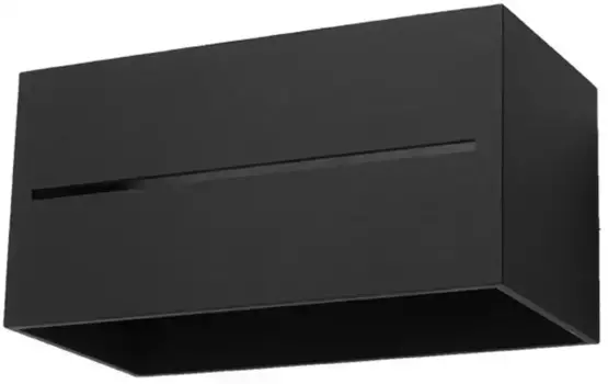 SOLLUX настенный светильник "LOBO", 2 лампочки, лампа G9 | без лампочки, верх светится SOLLUX lighting Высота: 10 см, черный