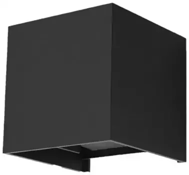 SOLLUX настенный светильник "LUCA", 1 лампочка, светодиодный модуль | Прочно встроенный светодиод, регулировка светового потока SOLLUX lighting Высота: 10 см, черный