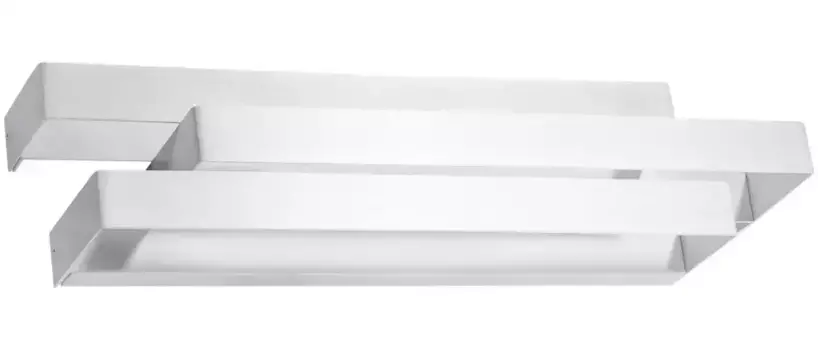 SOLLUX настенный светильник "МОРОЗ", 2 лампочки, лампа G9 | без лампочки, верх светится SOLLUX lighting Высота: 10 см, белый