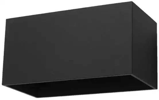 SOLLUX настенный светильник "QUAD", 2 лампочки, лампа G9 | без лампочки, верх светится SOLLUX lighting Высота: 10 см, черный