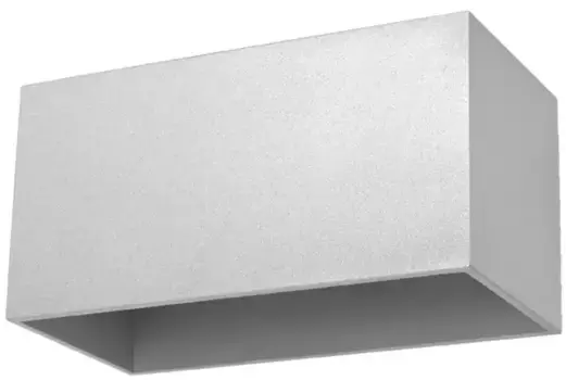 SOLLUX настенный светильник "QUAD", 2 лампочки, лампа G9 | без лампочки, верх светится SOLLUX lighting Высота: 10 см, серый