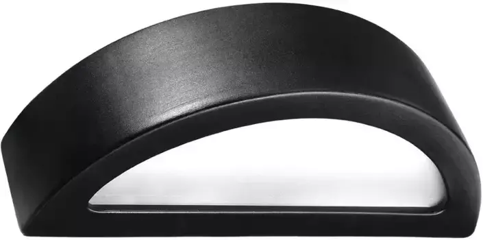 SOLLUX освещение настенный светильник "ATENA", 1 лампочка, лампочка E27 | без лампочки, верх светится SOLLUX lighting Высота: 10 см, черный