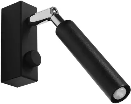 SOLLUX освещение настенный светильник "EYETECH", 1 лампочка, лампа G9 | без лампочки, подвижный абажур SOLLUX lighting Высота: 20 см, черный