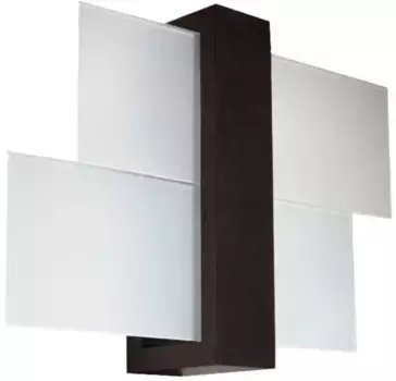 SOLLUX освещение настенный светильник "ФЕНИКС", 1 лампочка, лампочка E27 | без лампочек, распределенный свет SOLLUX lighting Высота: 30 см, цвет Wenge