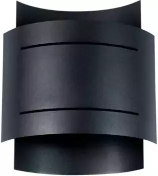 SOLLUX освещение настенный светильник "HESTIA", 1 лампочка, лампа G9 | без лампочки, верх светится, абажур Префорд SOLLUX lighting Высота: 23 см, черный