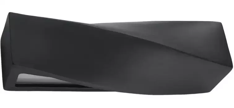 SOLLUX освещение настенный светильник "SIGMA", 1 лампочка, лампочка E27 | без лампочки, верх светится SOLLUX lighting Высота: 14 см, черный