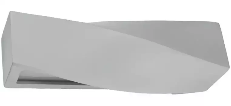 SOLLUX освещение настенный светильник "SIGMA", 1 лампочка, лампочка E27 | без лампочки, верх светится SOLLUX lighting Высота: 14 см, серый