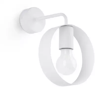 SOLLUX освещение настенный светильник "ТИТРАН", 1 лампочка, лампочка E27 | без лампочек, светит вниз SOLLUX lighting Высота: 25 см, белый