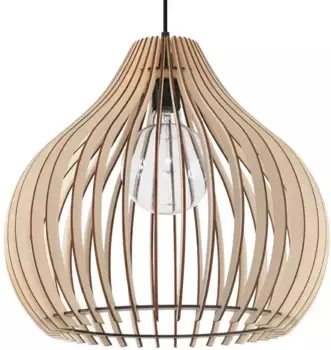 SOLLUX освещение подвесной светильник "APRILLA", 1 лампочка, лампочка E27 | без лампы, слякотный режим SOLLUX lighting Высота: 110 см, цвет Naturholz