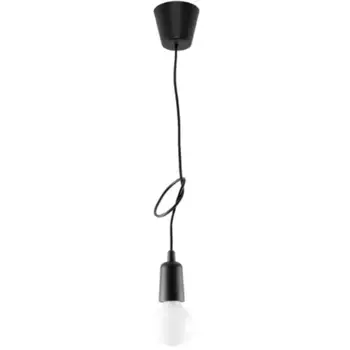 SOLLUX освещение подвесной светильник «DIEGO», 1 лампочка, лампочка E27 | без лампочки, слякотный режим Sollux Lighting, черный