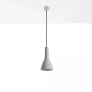 SOLLUX освещение подвесной светильник "EMPOLI", 1 лампочка, лампа E27 | без лампы, слякотный режим SOLLUX lighting Рост: 132 см, серый