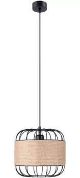 SOLLUX освещение подвесной светильник "FOST", 1 лампочка, лампочка E27 | без лампочек, распределенный свет SOLLUX lighting Рост: 134 см, черный