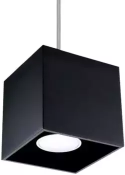 SOLLUX освещение подвесной светильник "QUAD", 1 лампочка, лампа GU10 | без лампочек, светит вниз SOLLUX lighting Высота: 110 см, черный