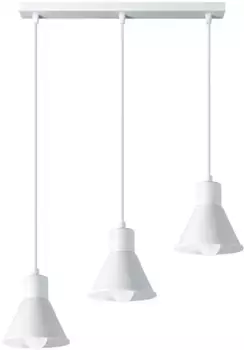 SOLLUX освещение подвесной светильник "TALEJA", 3 лампочки, лампа E27 | без лампы, слякотный режим SOLLUX lighting Высота: 120 см, белый