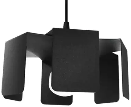 SOLLUX освещение подвесной светильник "TULIP", 1 лампочка, лампа E27 | без лампы, слякотный режим SOLLUX lighting Высота: 110 см, черный