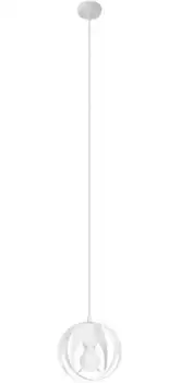 SOLLUX освещение подвесной светильник "TULOS", 1 лампочка, лампа E27 | без лампочек, распределенный свет, регулировка подвески SOLLUX lighting Высота: 125 см, белый