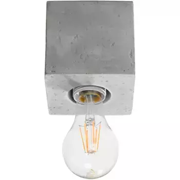 SOLLUX освещение потолочный светильник «АРИЗ», 1 лампочка, лампочка E27 | без лампочек, распределенный свет Sollux Lighting, серый