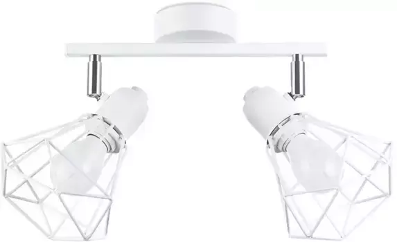 SOLLUX освещение потолочный светильник "ARTEMIS", 2 лампочки, лампа E14 | без лампочки, подвижный абажур SOLLUX lighting Высота: 19 см, белый