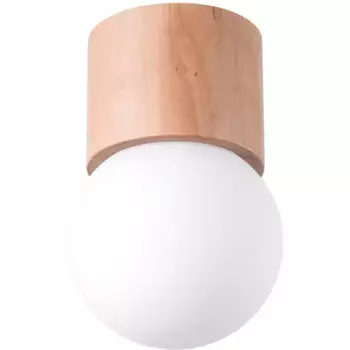 SOLLUX освещение потолочный светильник «БУМО», 1 лампочка, лампочка G9 | без лампочек, распределенный свет Sollux Lighting, цвет Naturholz