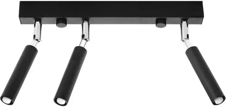 SOLLUX освещение потолочный светильник "EYETECH", 3 лампочки, лампа G9 | без лампочки, подвижный абажур SOLLUX lighting Высота: 20 см, черный