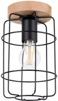 SOLLUX освещение потолочный светильник "GOTTO", 1 лампочка, лампочка E27 | без лампочек, распределенный свет SOLLUX lighting Высота: 25 см, цвет schwarzes Holz