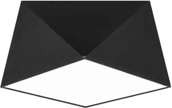 SOLLUX освещение потолочный светильник "HEXA", 1 лампочка, лампочка E27 | без лампочек, свет распространяется вниз SOLLUX lighting Высота: 15 см, черный