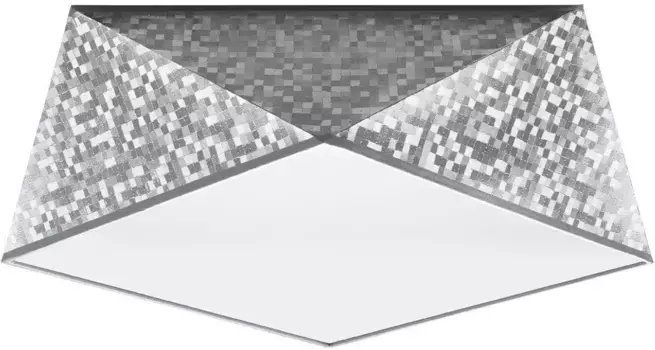 SOLLUX освещение потолочный светильник "HEXA", 2 лампочки, лампа E27 | без лампочек, свет распространяется вниз SOLLUX lighting Высота: 15 см, цвет Silber