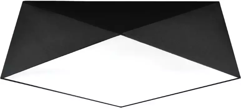 SOLLUX освещение потолочный светильник "HEXA", 3 лампочки, лампа E27 | без лампочек, свет распространяется вниз SOLLUX lighting Высота: 15 см, черный