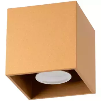 SOLLUX освещение потолочный светильник «QUAD», 1 лампочка, лампа накаливания GU10 | без лампочек, светит вниз Sollux Lighting, золотой