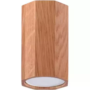 SOLLUX освещение потолочный светильник «ZEKE», 1 лампочка, лампа GU10 | без лампочек, светит вниз Sollux Lighting, цвет Eiche