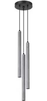 SOLLUX подвесной светильник "PASTELO", 3 лампочки, лампа G9 | без лампочек, светит вниз SOLLUX lighting Рост: 117 см, серый