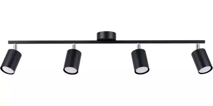 SOLLUX потолочный светильник "LEMMI", 4 лампочки, лампа GU10 | без лампочек, регулировка светового потока SOLLUX lighting Высота: 20 см, черный