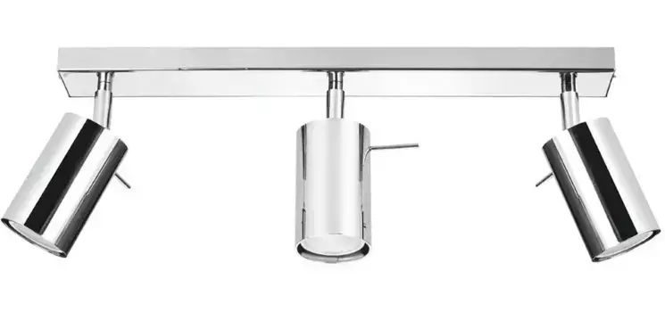 SOLLUX потолочный светильник "RING", 3 лампочки, лампа GU10 | без лампочки, подвижный абажур SOLLUX lighting Высота: 16 см, цвет Chrom