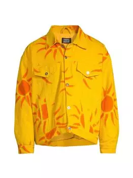 Солнцезащитная джинсовая куртка Liberal Youth Ministry, оранжевый