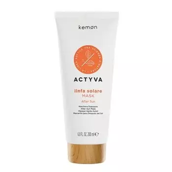 Солнцезащитная маска Actyva Lympha с алоэ вера и УФ-фильтром, 200 мл, Kemon