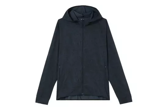 Солнцезащитная мужская одежда темно-синего цвета Uniqlo, темно-синий