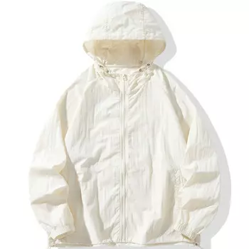 Солнцезащитная одежда унисекс BIENKIMIIYE, Ecru (Comes with Brand Short-Sleeved T-Shirt Mystery Box)